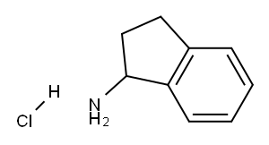 1-AMINOINDANE HYDROCHLORIDE Structure