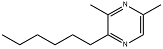 2-HEXYL-3,5-DIMETHYLPYRAZINE 结构式