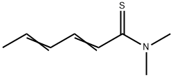 2,4-Hexadienethioamide,  N,N-dimethyl-|