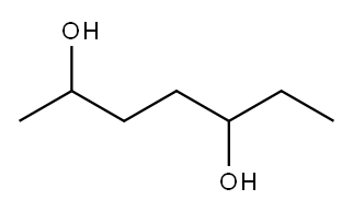 2,5-Heptanediol Structure
