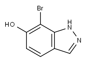1H-Indazol-6-ol, 7-broMo-|7-溴-1H-吲唑-6-醇