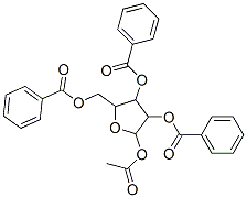 (5-acetyloxy-3,4-dibenzoyloxy-oxolan-2-yl)methyl benzoate|1-乙酰氧基-2,3,5-三苯甲酰氧基-1-ALPHA-D-呋喃核糖