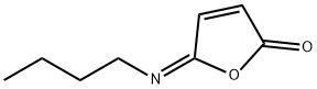 2(5H)-Furanone, 5-(butylimino)-, (5E)- (9CI) Structure