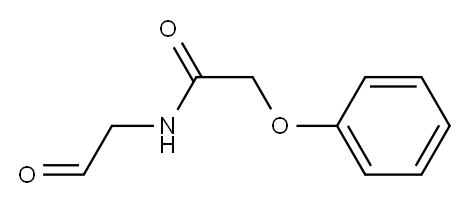 Acetamide, N-(2-oxoethyl)-2-phenoxy- (9CI) Structure