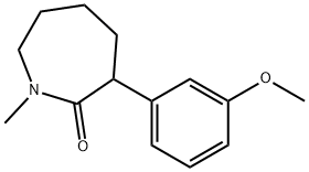 hexahydro-3-(3-methoxyphenyl)-1-methyl-2H-azepin-2-one|六氢-3-(3-甲氧基苯基)-1-甲基-2H-氮杂卓-2-酮