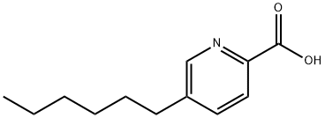 5-Hexylpyridine-2-carboxylic acid 结构式