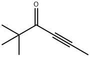 2,2-Dimethyl-4-hexyn-3-one Structure