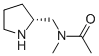 Acetamide, N-methyl-N-[(2R)-2-pyrrolidinylmethyl]- (9CI) Structure