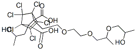 1,4,5,6,7,7-Hexachlorobicyclo[2.2.1]hept-5-ene-2,3-dicarboxylic acid 2-[2-[2-[2-(2-hydroxypropoxy)propoxy]ethoxy]ethyl]3-(2-hydroxypropyl) ester|