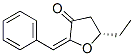 3(2H)-Furanone,5-ethyldihydro-2-(phenylmethylene)-,(2E,5S)-(9CI) Structure