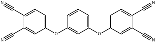 1,3-ビス(3,4-ジシアノフェノキシ)ベンゼン 化学構造式