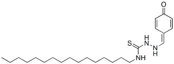 3-hexadecyl-1-[(4-oxo-1-cyclohexa-2,5-dienylidene)methylamino]thiourea Structure