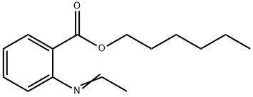 hexyl 2-(ethylideneamino)benzoate|