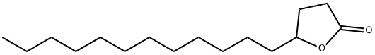 5-十二烷基二氢-2(3H)-呋喃酮, 730-46-1, 结构式