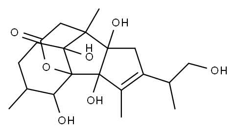 3a,4,5,6,7,7a,8,8a-Octahydro-3a,4,7a,8a-tetrahydroxy-2-(2-hydroxy-1-methylethyl)-3,5,8-trimethyl-3b,8-(epoxyethano)-1H-cyclopent[a]inden-10-one|