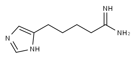 1H-Imidazole-4-pentanimidamide  (9CI) Structure
