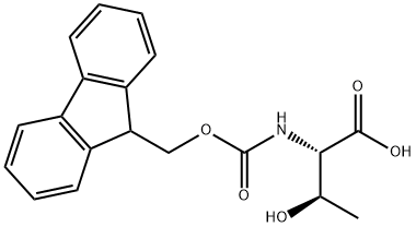 Fmoc-L-苏氨酸, 73731-37-0, 结构式