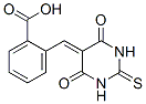 2-[(Hexahydro-4,6-dioxo-2-thioxopyrimidin-5-ylidene)methyl]benzoic acid Structure