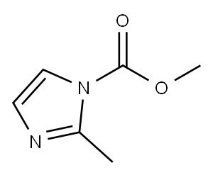 1H-Imidazole-1-carboxylicacid,2-methyl-,methylester(9CI) Structure