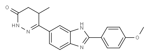 ピモベンダン 化学構造式