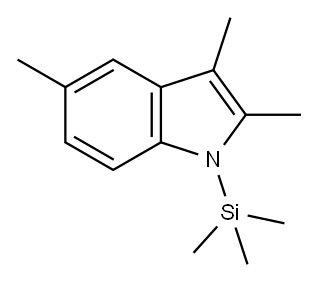 1H-Indole, 2,3,5-trimethyl-1-(trimethylsilyl)-|