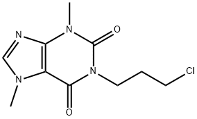 1-(3-CHLOROPROPYL)THEOBROMINE Struktur