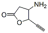 2(3H)-Furanone, 4-amino-5-ethynyldihydro- (9CI) Structure