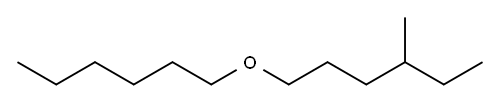 1-(Hexyloxy)-4-methylhexane 结构式