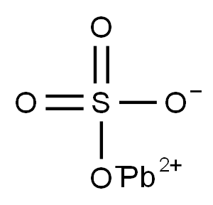 硫酸铅, 7446-14-2, 结构式
