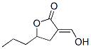 2(3H)-Furanone, dihydro-3-(hydroxymethylene)-5-propyl- (9CI) Structure