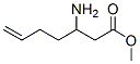 6-Heptenoic  acid,  3-amino-,  methyl  ester Structure