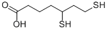 (+/-)-Dihydrolipoic acid Structure