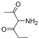 2,4-Hexanedione, 3-amino- (9CI) Structure