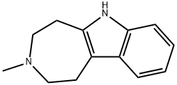 1,2,3,4,5,6-Hexahydro-3-methylazepino[4,5-b]indole Structure