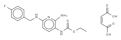 Ethyl-2-amino-6-[(4-fluorbenzyl)amino]pyridin-3-carbamat, Verbindung mit Maleinsure (1:1)