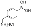 4-AMINOMETHYLPHENYLBORONIC ACID HYDROCHLORIDE Struktur