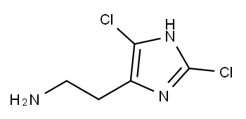 1H-Imidazole-4-ethanamine,  2,5-dichloro-|