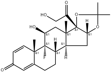 9-α-Fluor-11-β,21-dihydroxy-16-α,17-α-isopropylidendioxypregna-1,4-dien-3,20-dion