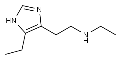 1H-Imidazole-4-ethanamine,  N,5-diethyl-  (9CI) Structure