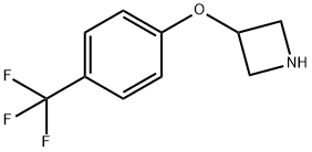 3-(4-Trifluoromethyl-phenoxy)-azetidine Struktur