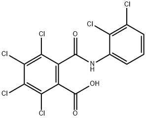 Tecloftalam Struktur