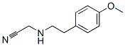 Acetonitrile, [[2-(4-methoxyphenyl)ethyl]amino]- (9CI) Structure