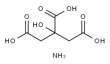 2-Hydroxy-1,2,3-propanetricarboxylic acid/ammonia,(1:x) Structure