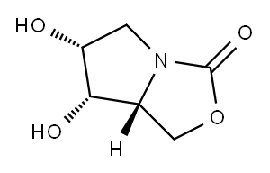1H,3H-Pyrrolo[1,2-c]oxazol-3-one,tetrahydro-6,7-dihydroxy-,(6R,7S,7aR)-|