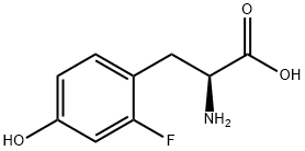 2-フルオロ-DL-チロシン 化学構造式