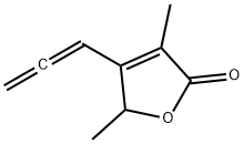 2(5H)-Furanone, 3,5-dimethyl-4-(1,2-propadienyl)- (9CI) Structure