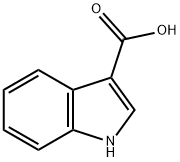 3-吲哚甲酸, 771-50-6, 结构式