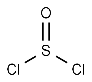 Thionyl chloride Struktur