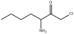 2-Heptanone,  3-amino-1-chloro- Structure