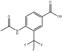 4-Acetamido -3-trifluoromethyl-benzoic acid|4-乙酰胺基-3-三氟甲基苯甲酸